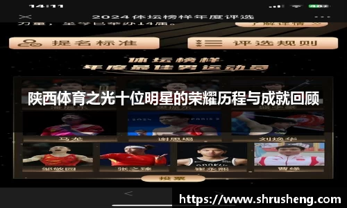 陕西体育之光十位明星的荣耀历程与成就回顾